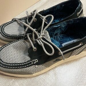 Tommy Bahama Boat Slip Shoes - Gray/Navy
